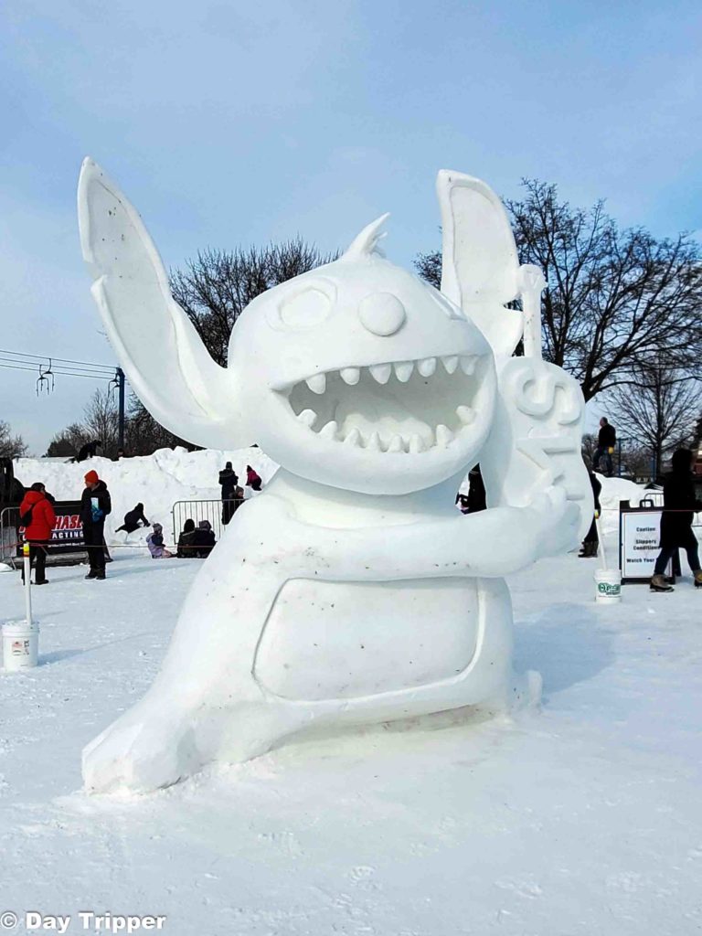 Snow Sculpture Stitch at Winter Carnival