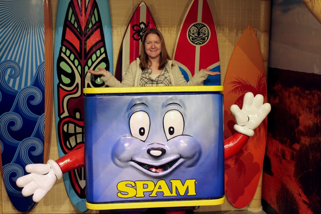 MR. Spammy at the SPAM Museum in Austin MN