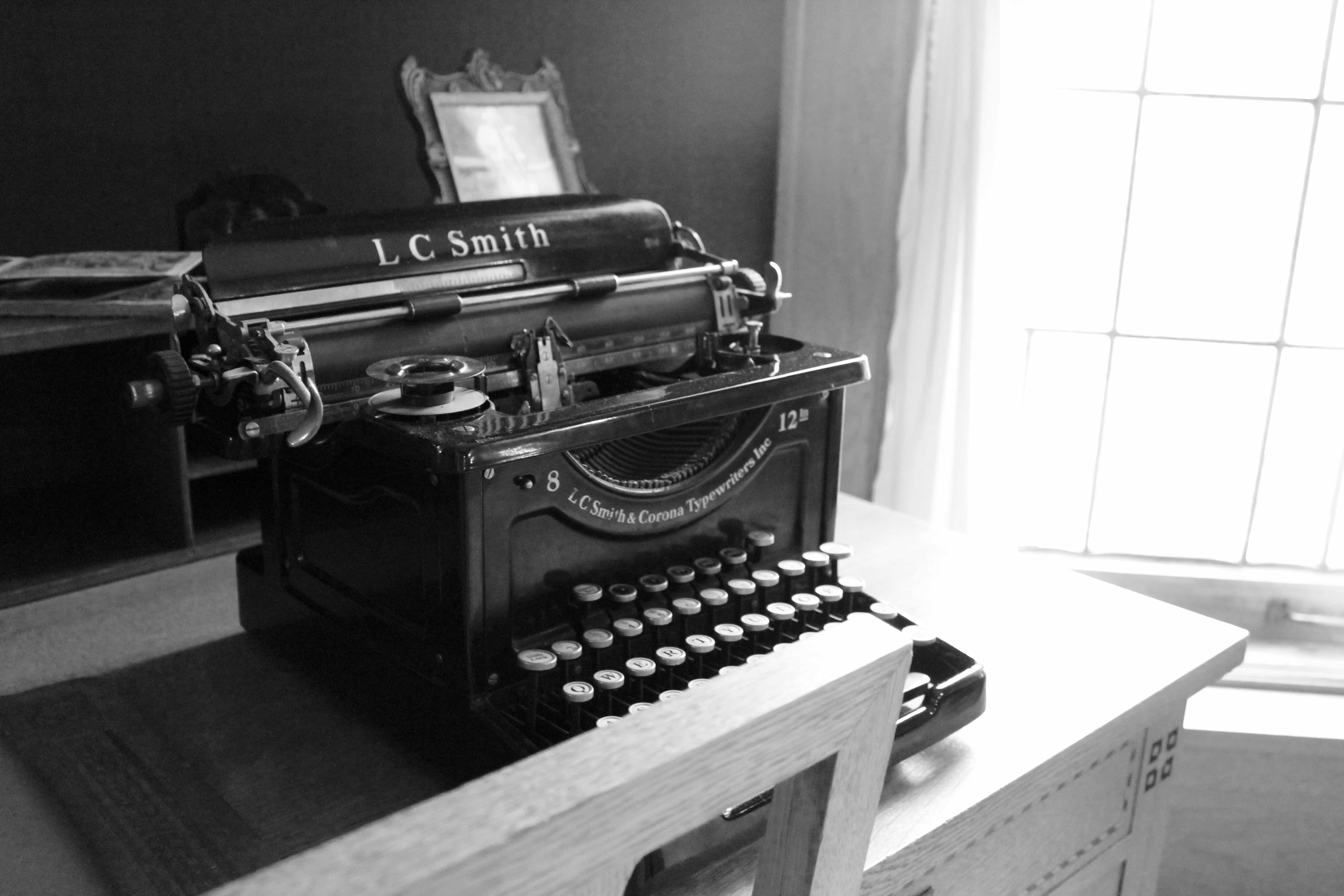 Typewriter at the Glensheen Mansion in Duluth
