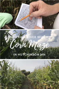 What a great way to spend a Fall Day in Hutchinson Minnesota! The Corn Maze at the Crow River Winery.