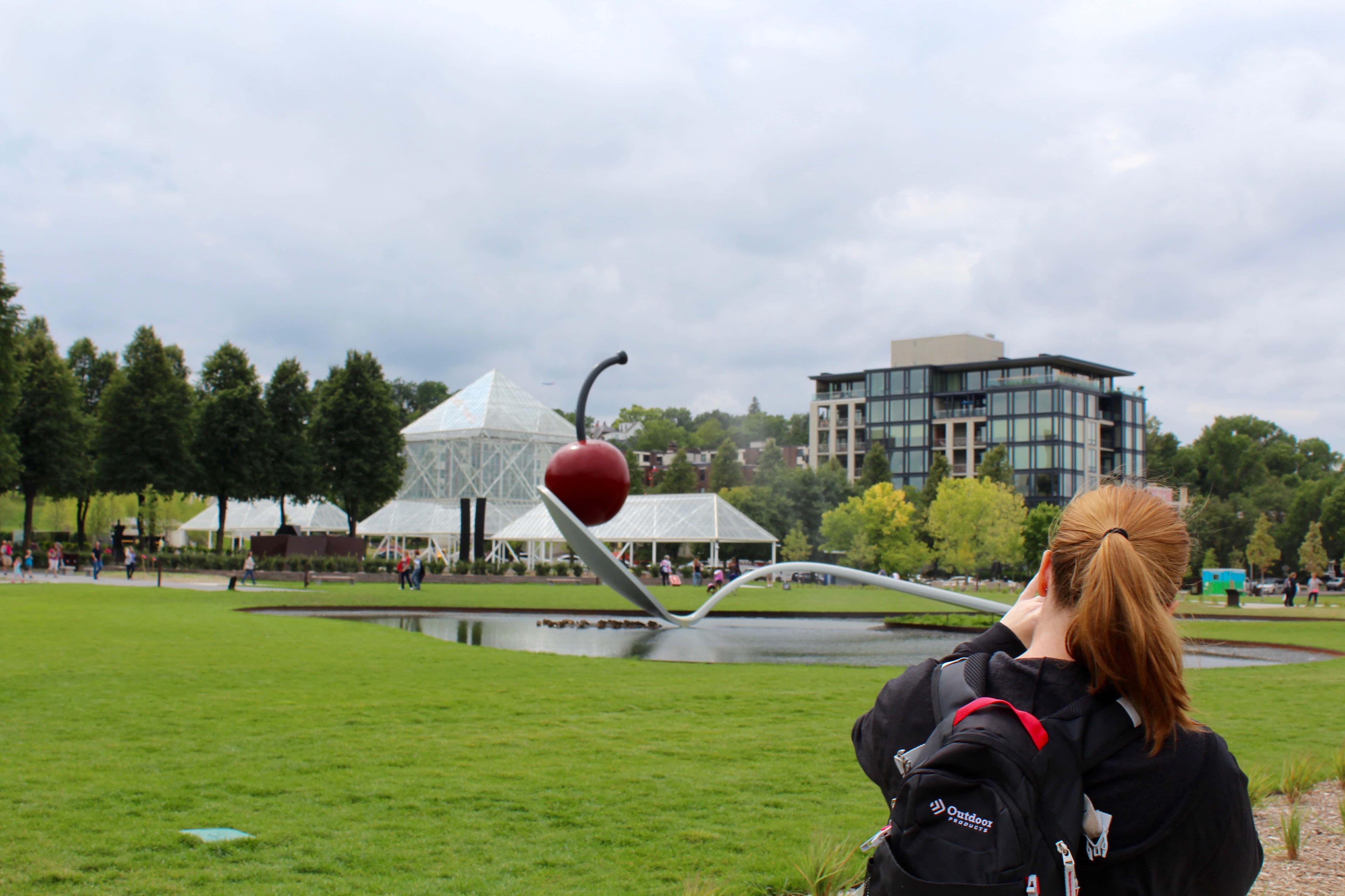 The Spoon Bridge and Cherry at the Minneapolis Sculpture Garden