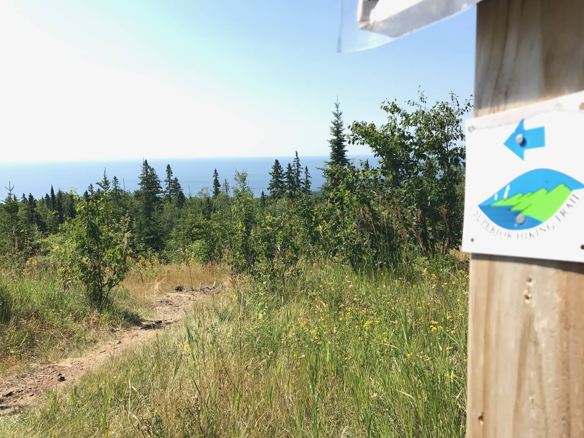 The Superior Hiking Trail Route Marker