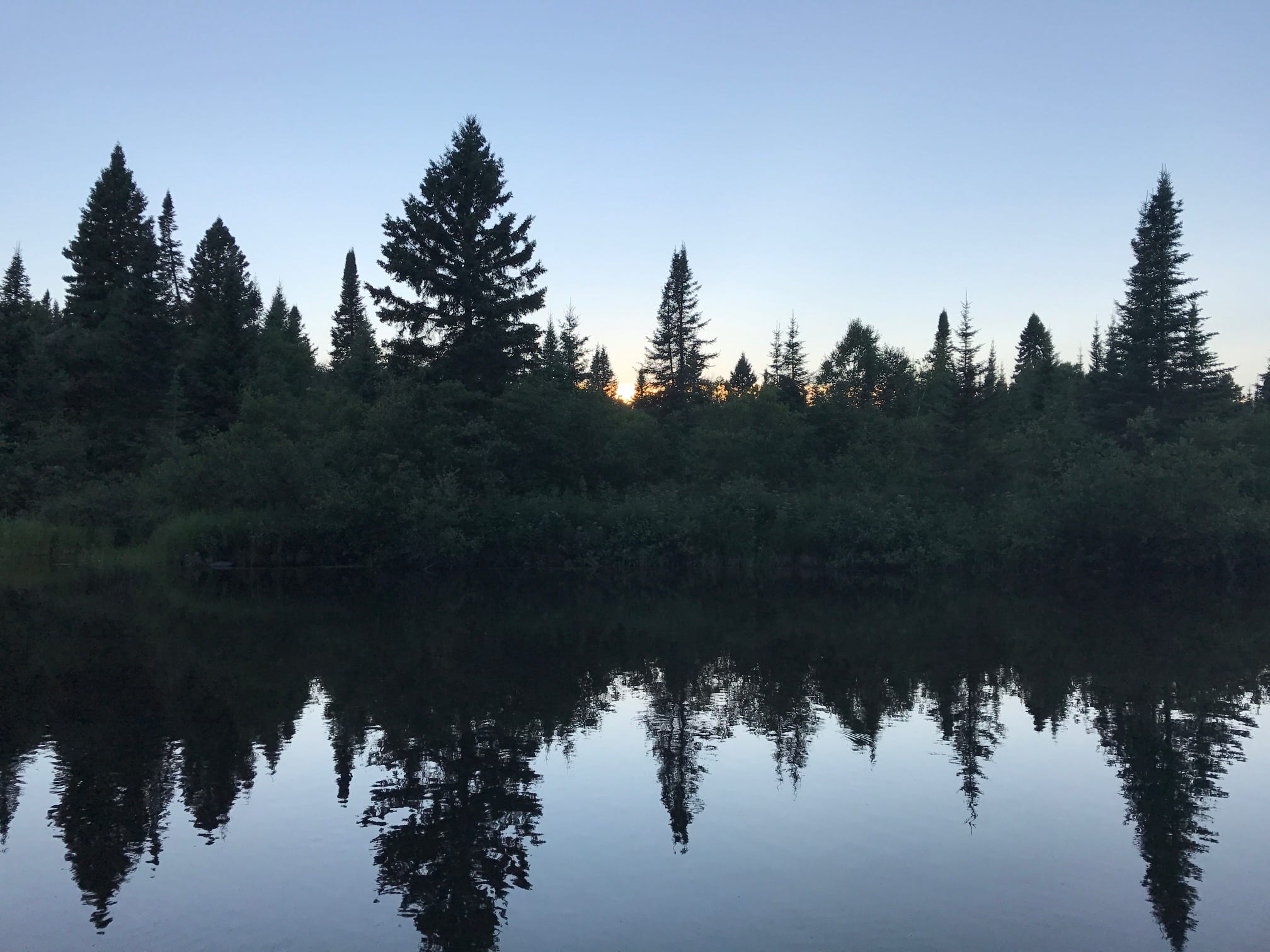 Nighttime on the Superior Hiking Trail