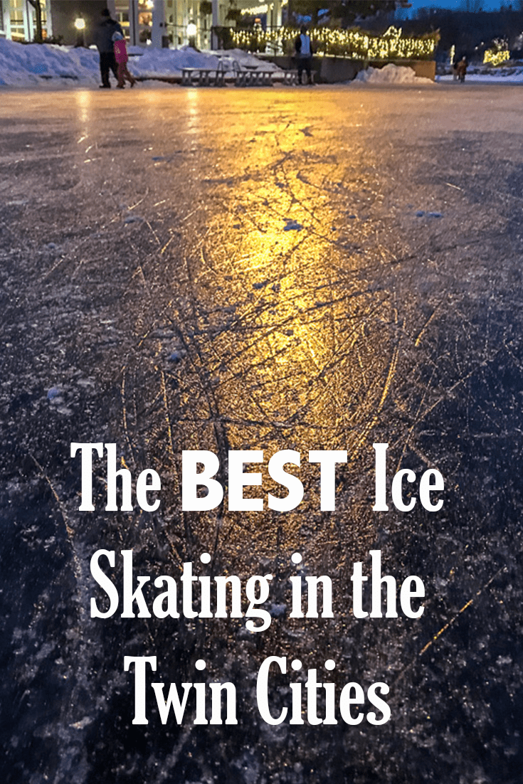 The Best Ice Skating in the Twin Cities can be found at Centennial Lakes in Edina. Great for the whole family! Family Fun | Twin Cities Activities | Winter in Minnesota | Date Night in the Twin Cities