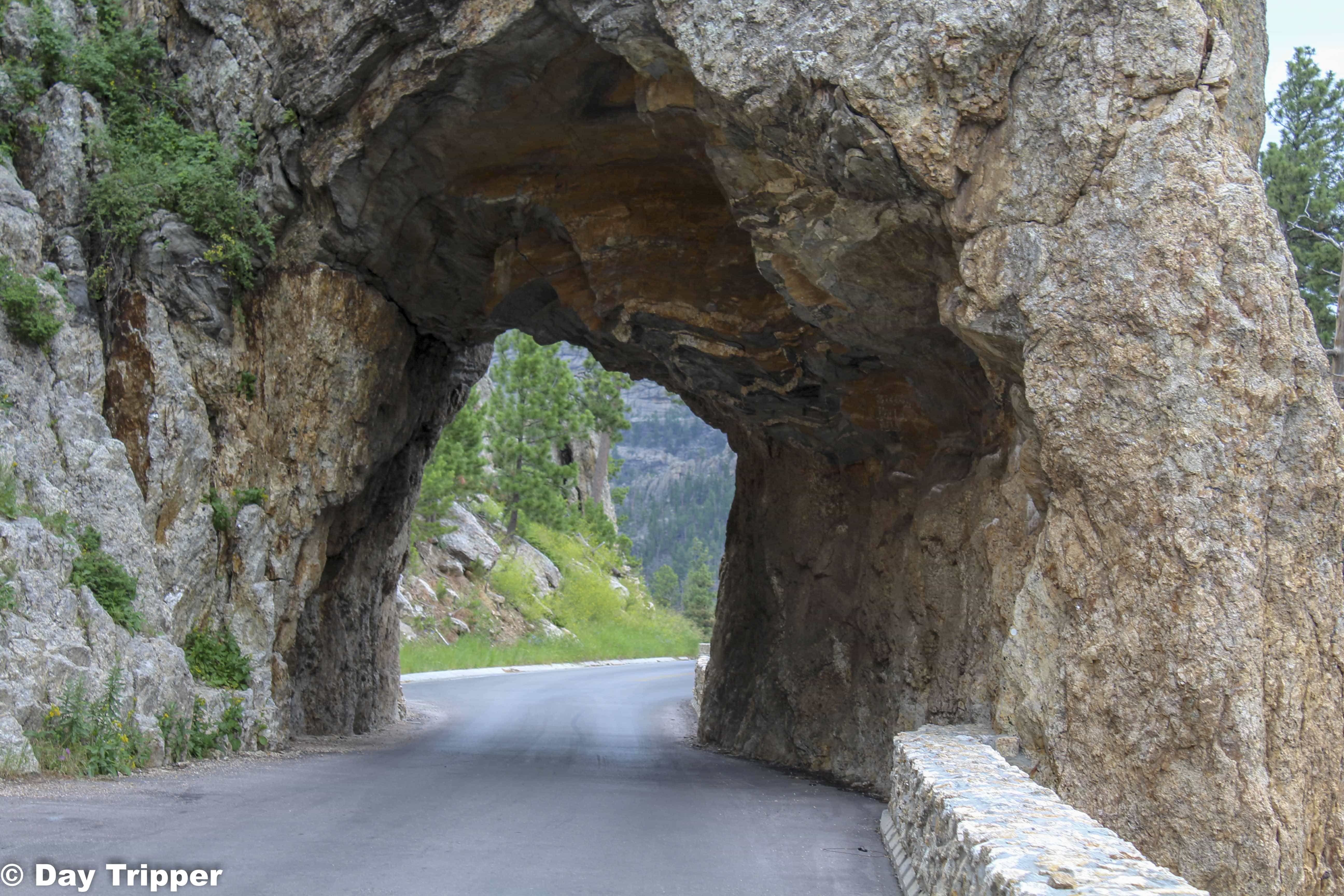 The tunnels of Needles Highway