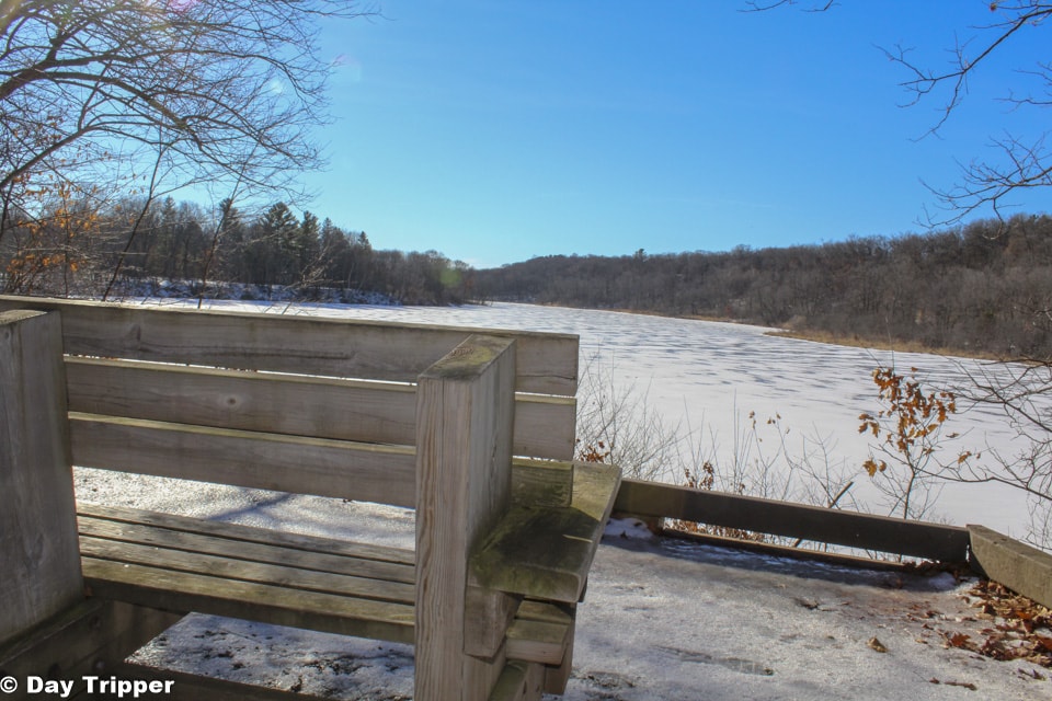 Bench on William O'Brien State Park