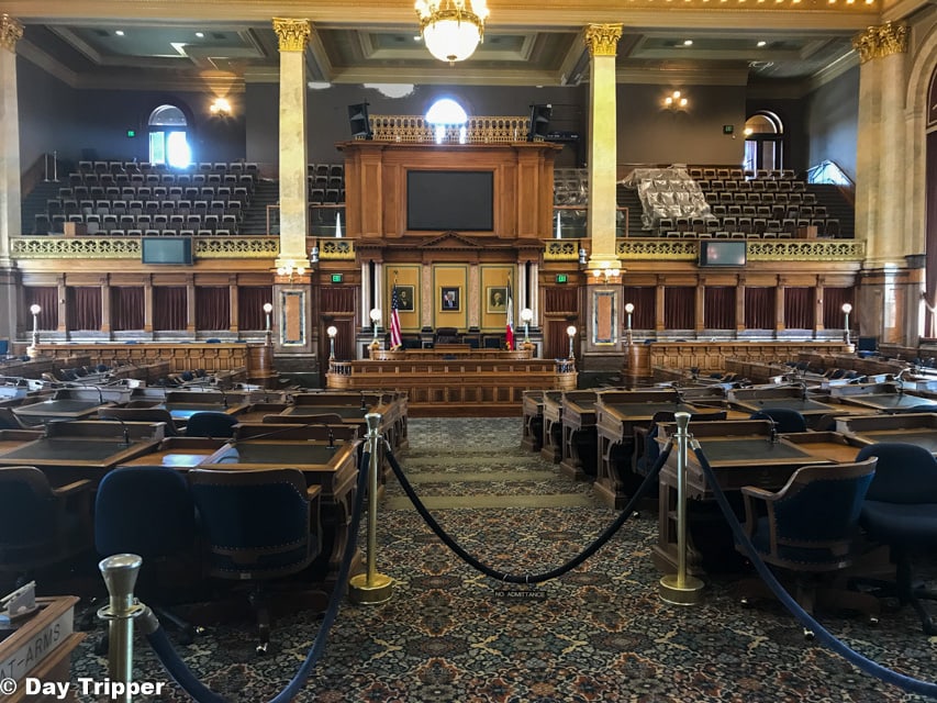 The Senate inside the Iowa State Capitol
