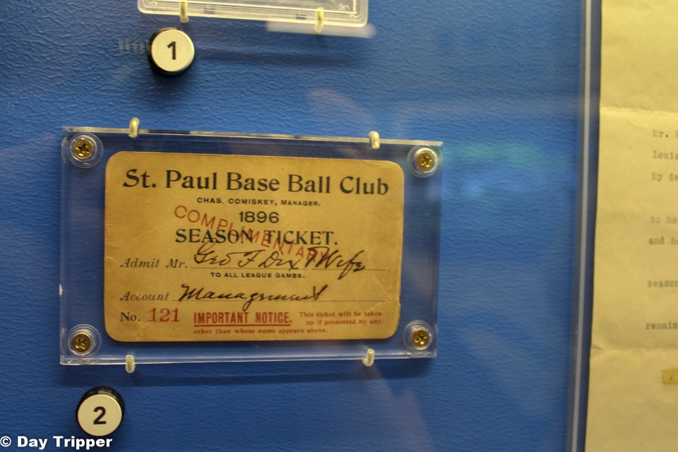 The St Paul Baseball Club card