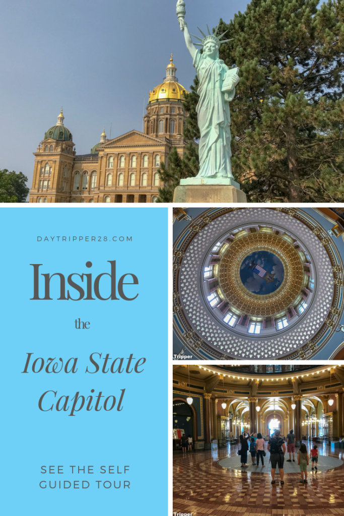 Inside the Iowa State Capitol. This family friendly visit will have your kids talking all summer long. #Midwest #Government