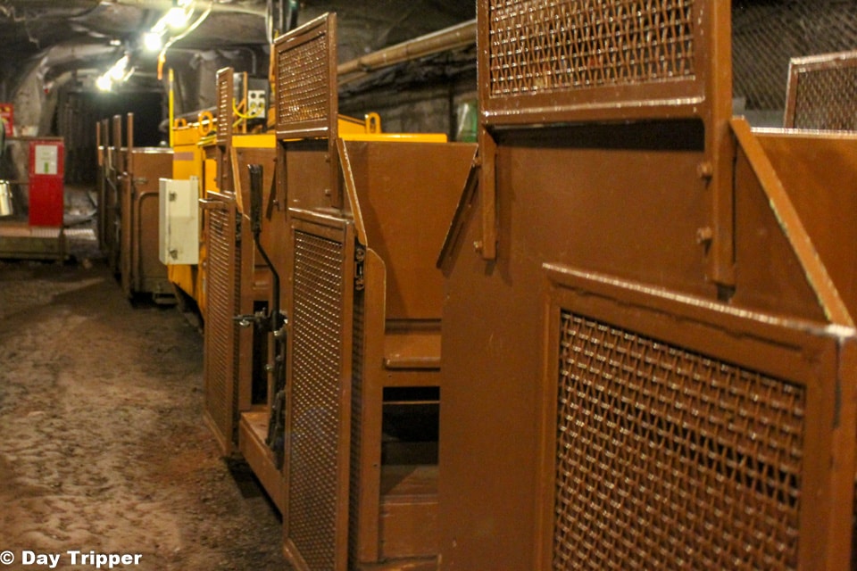 Soudan Underground Mine Tour Rail Cars - Thing to do near Orr mn