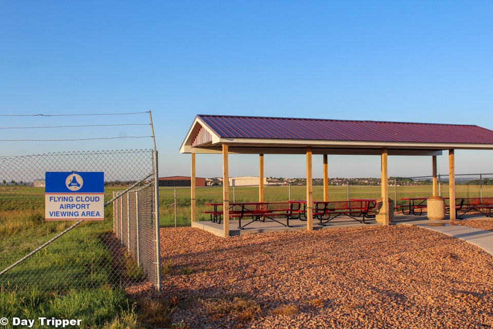Flying Cloud Airport Viewing Area