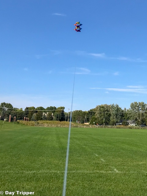 Flying a Kite as the Flying Cloud Soccer Fields