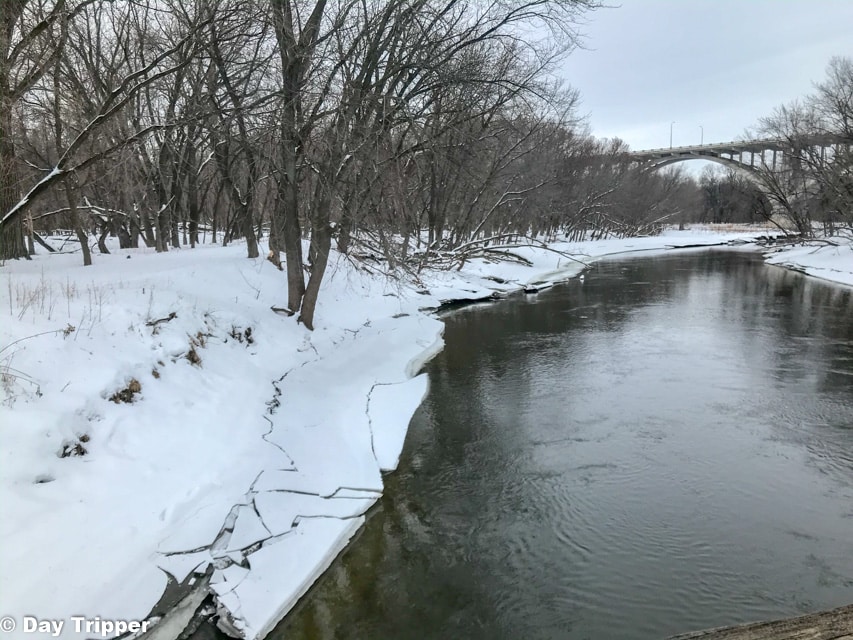 Winter Hiking at Fort Snelling State Park