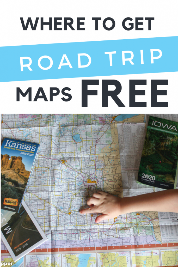 Where to get free maps for your next road trip. #planning