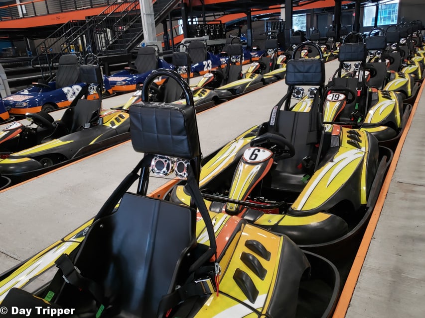 Go-Karts ready for action at the Urban Air Adventure Park