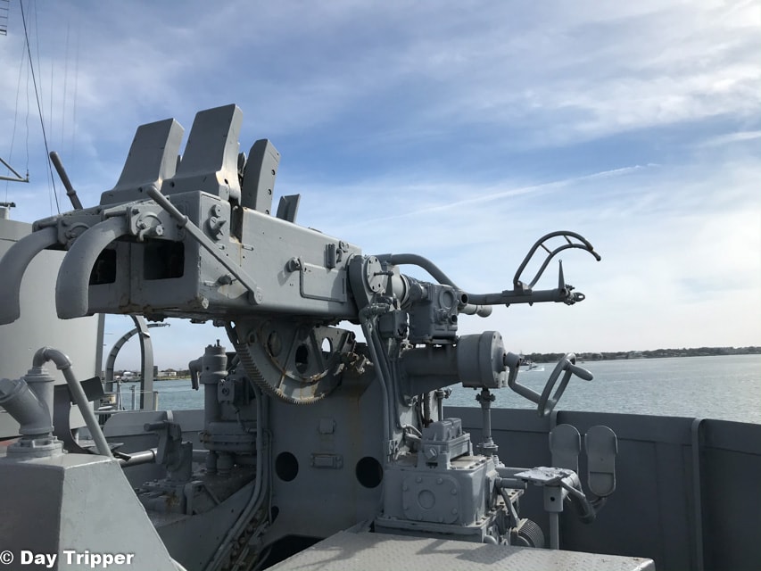 Long Guns on the USS Stewart Destroyer