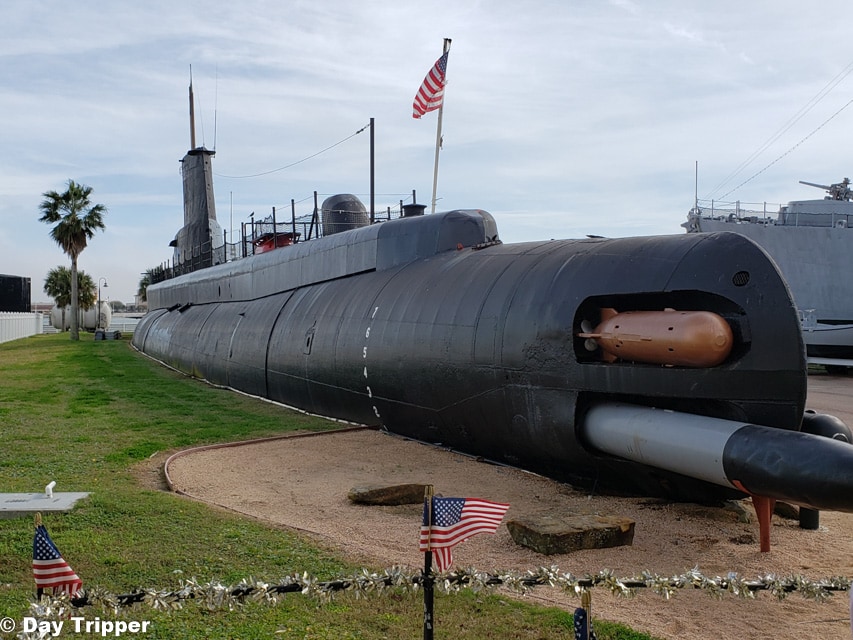 USS Cavella Submarine in Seawolf Park in Galveston TX
