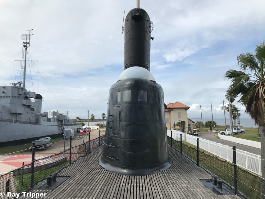 Ontop the USS Cavella Submarine