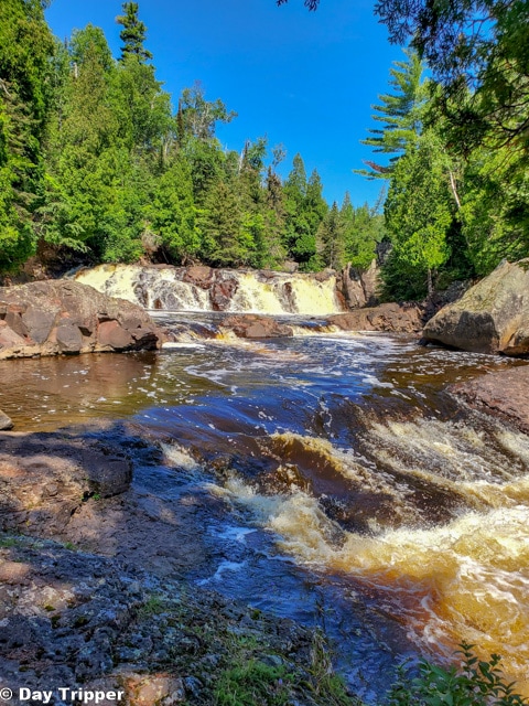 Two Step Falls at Tettegouche State Park