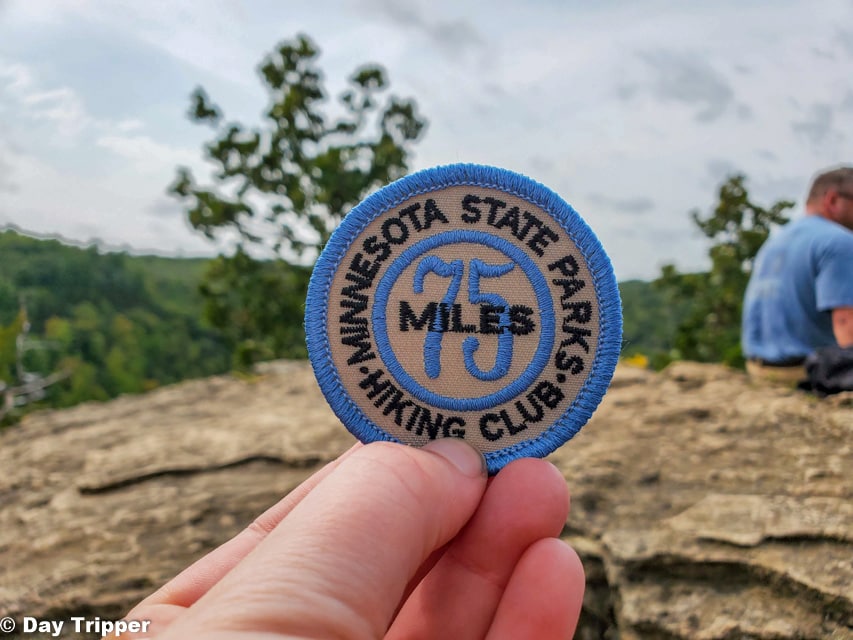 75 Mile Minnesota State Parks Hiking Club Patch