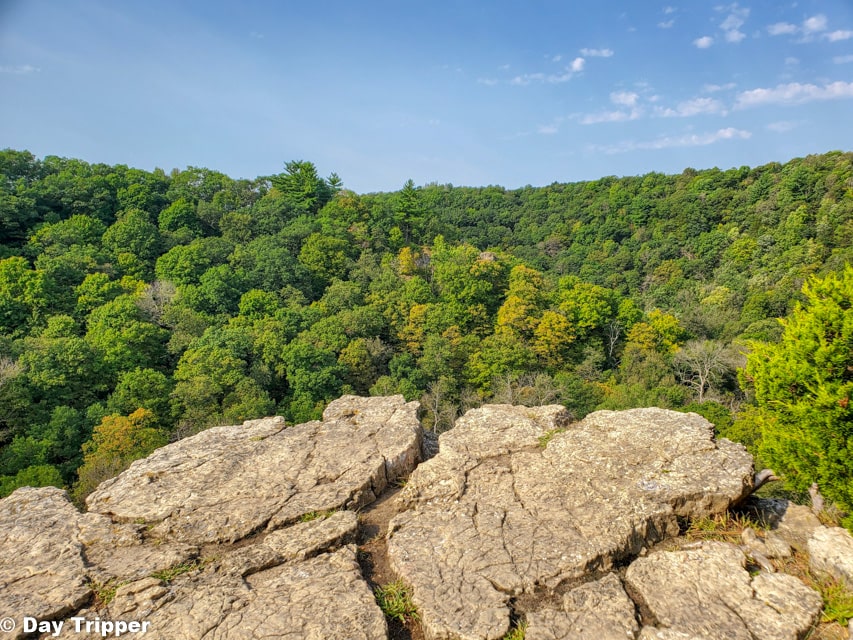 Inspiration Point Overlook at Whitewater State Park