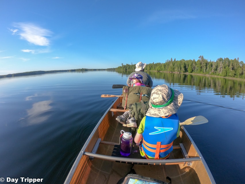 Paddling in the BWCA with kids