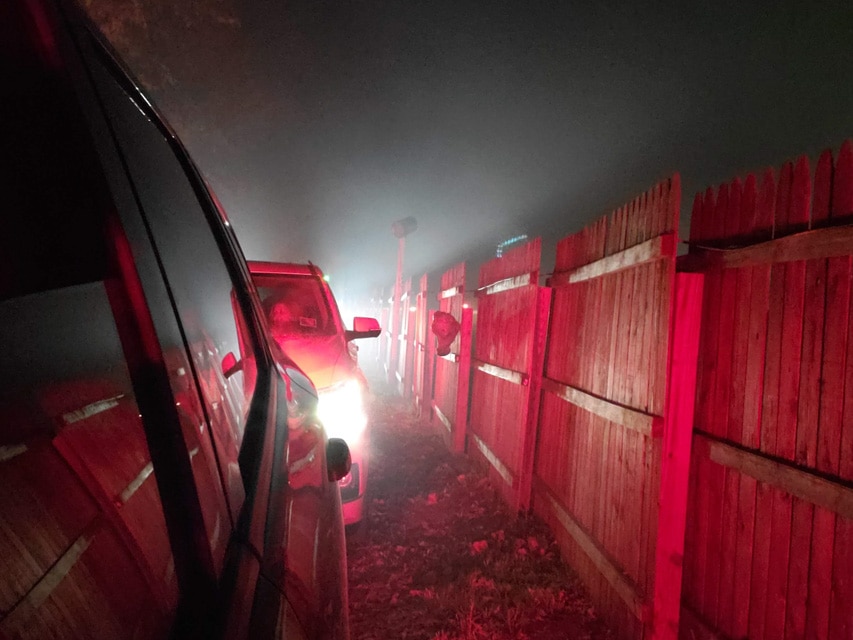 Drive Through at the abandoned hayride