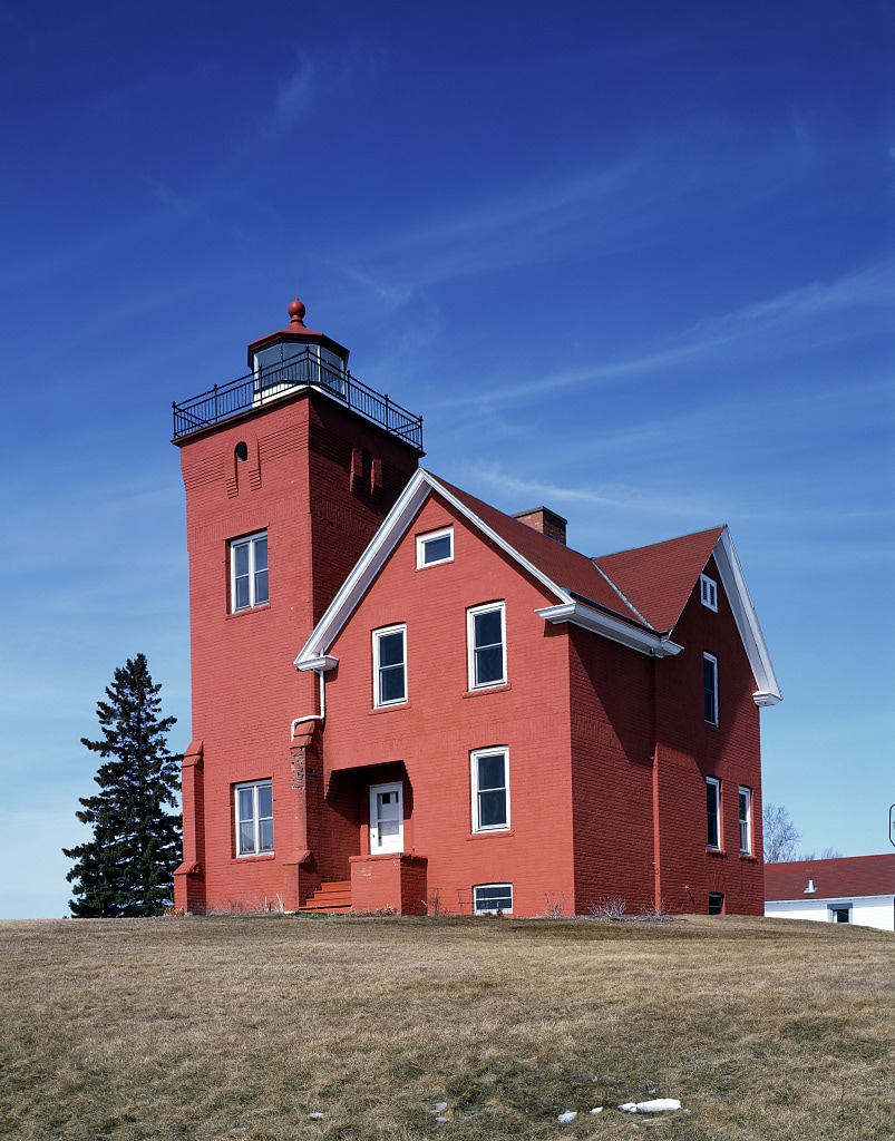 Two Harbors Red Brick Lighthouse