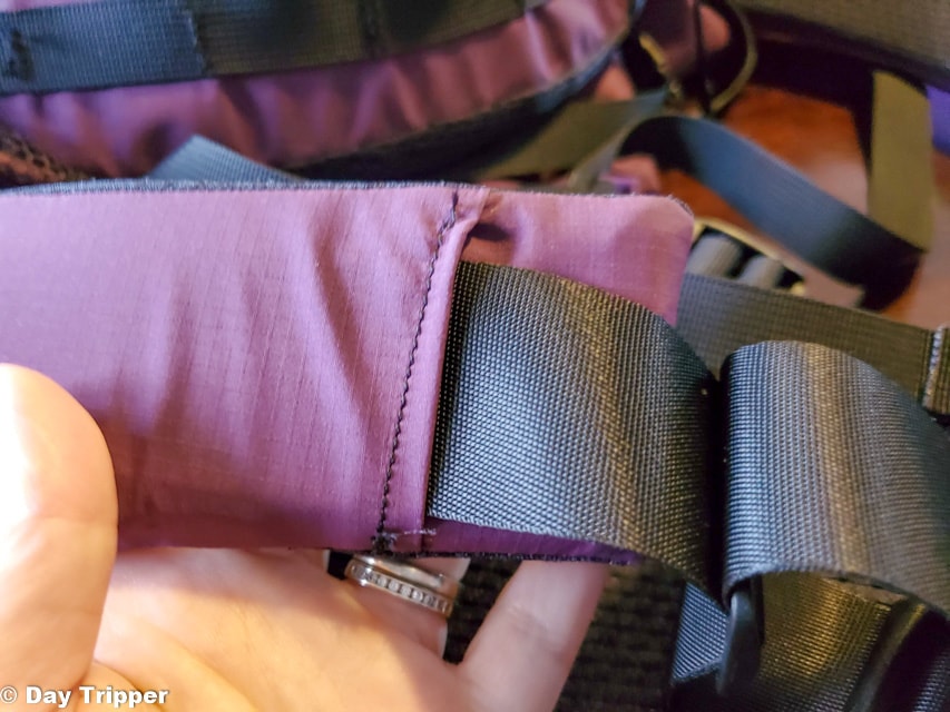 Hip Belt Strap on MYOG Backpack