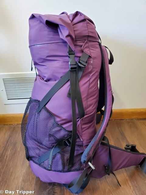 Side view of a Backpack