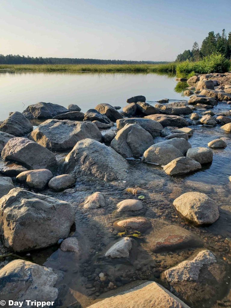 Stepping stones at Itasca State Park