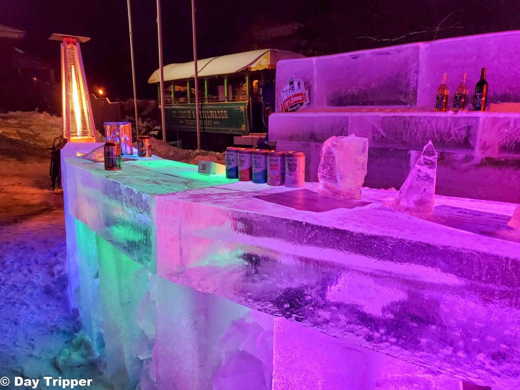Ice Bar at the Stillwater Ice Maze