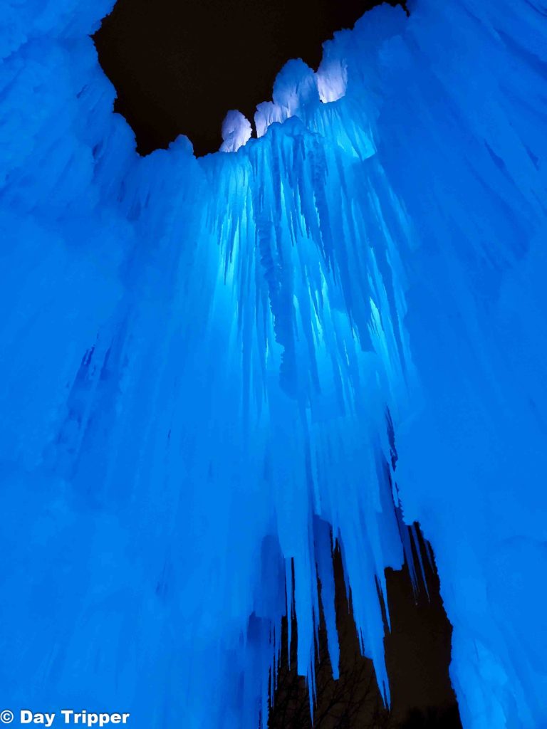 Icicle Celling at MN Ice Castles