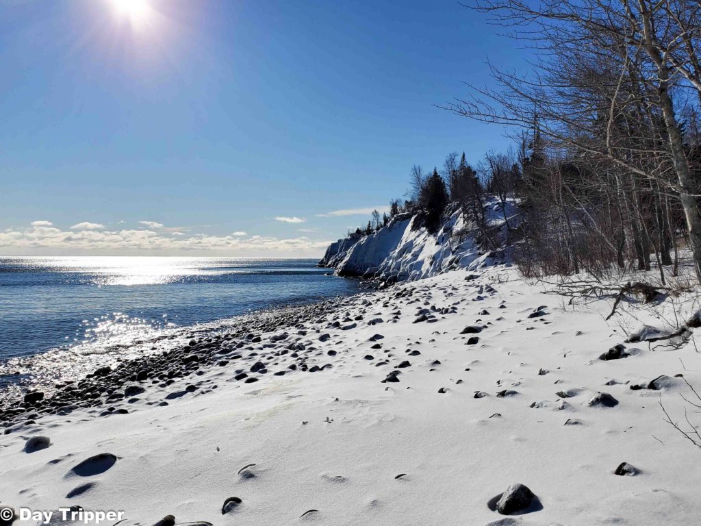 Lake Superior in Winter at Split Rock Lighthouse