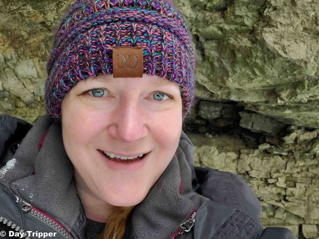 Cable Knit Hat for hiking