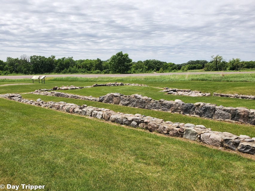 Foundation at Fort Ridgely State Park Historic Site