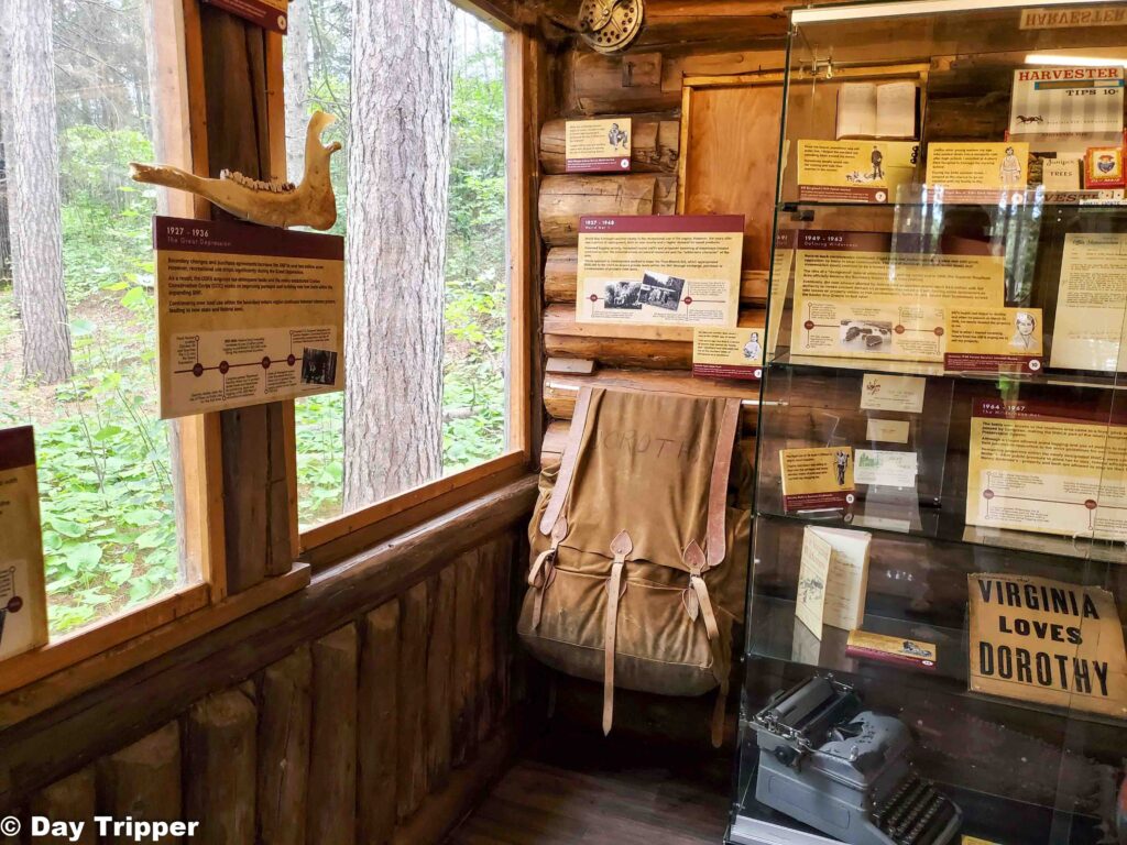 Inside dorothy's cabin