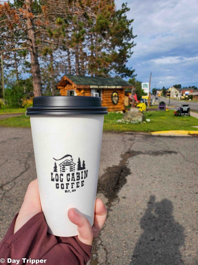 Log Cabin Coffee Drive Through in Ely