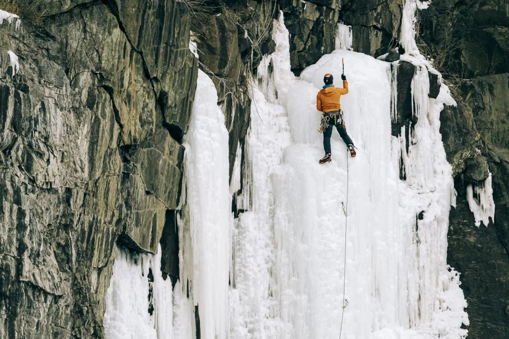 Ice Climbing in Duluth