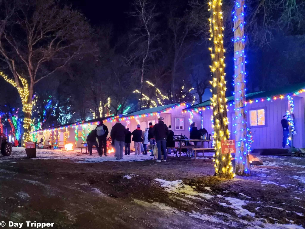 Private Cabins at Sam's Christmas Village