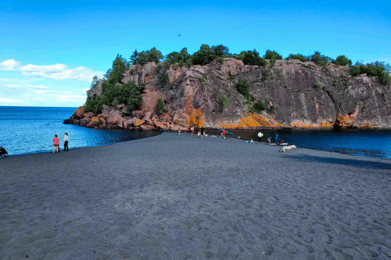 Lake Superior’s Black Sand Beach in Minnesota 2023