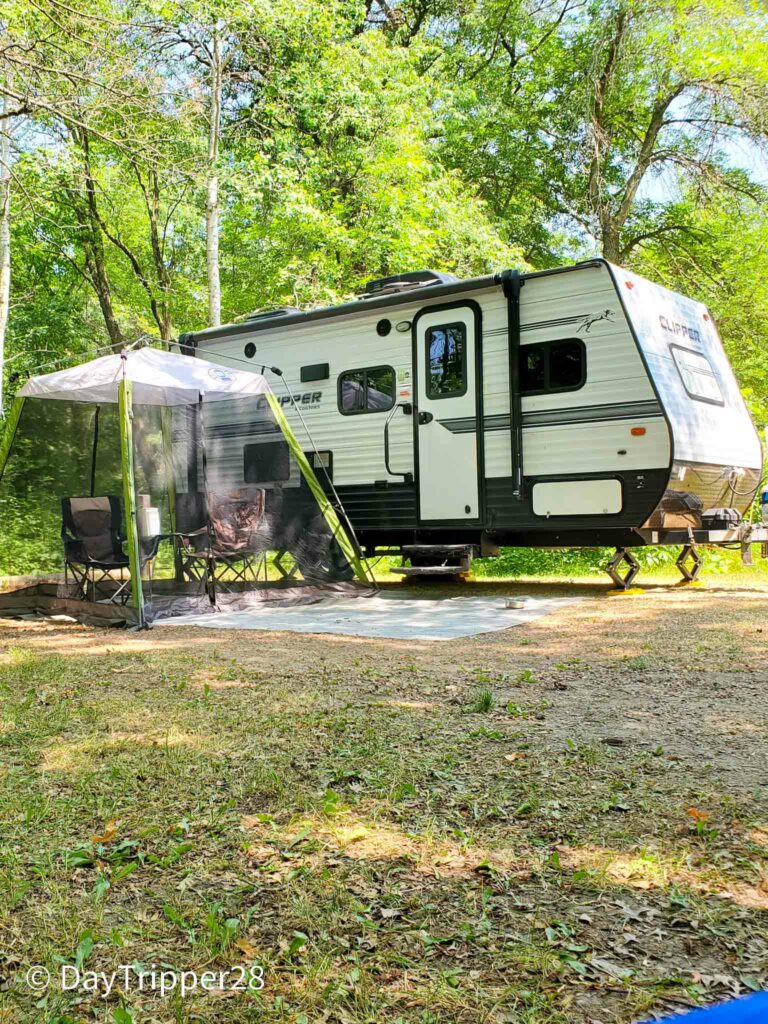 camping at lake louise state park