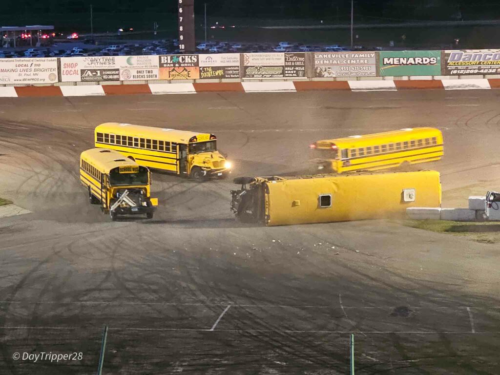 School Bus Races at Elkco Speedway