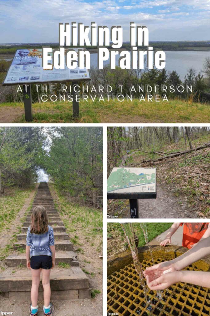 Hiking in Eden Prairie at the Richard T Anderson Conservation Area
