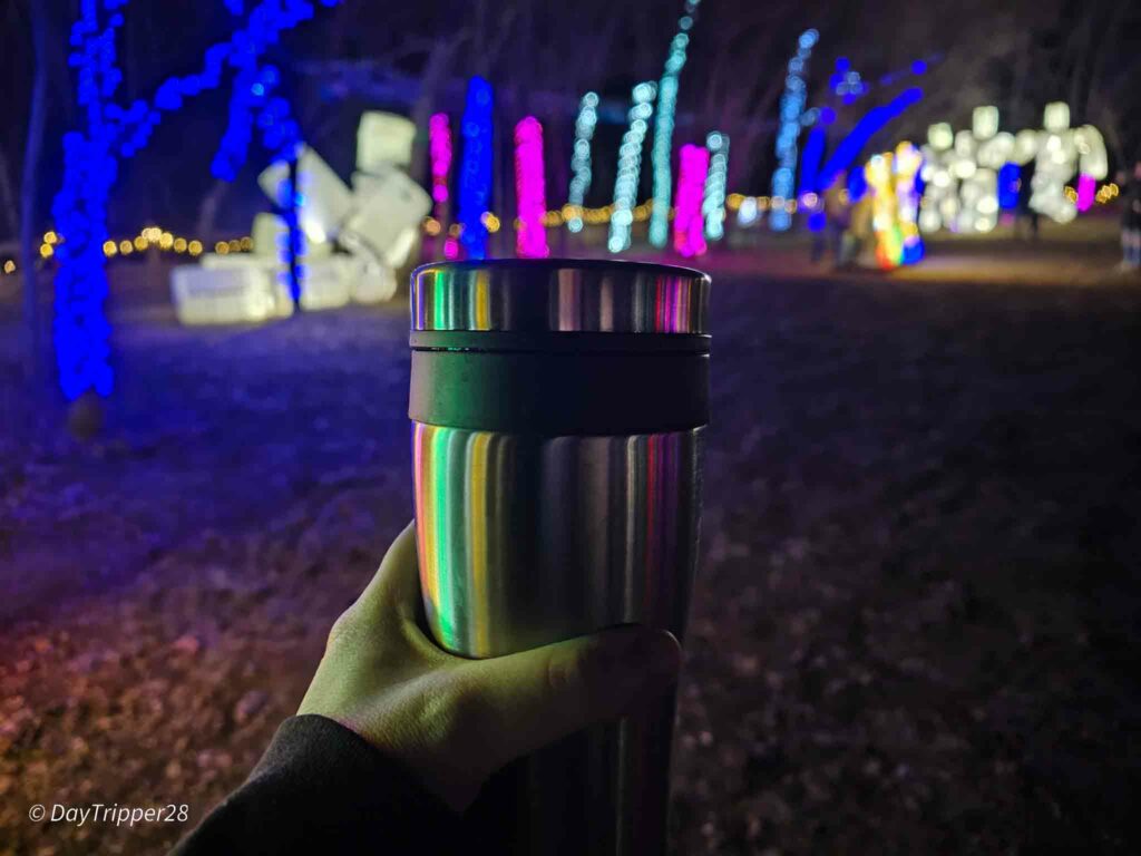 Hot Drink at the walk through portion of Severs Holiday Lights