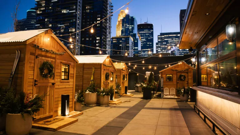 An Alpine Escape at the Rooftop Nordic Village in Minneapolis